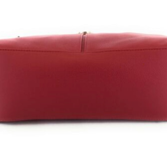 AUTHENTIC TOMMY HILFIGER Red Imitation Leather - Picture 5 of 8
